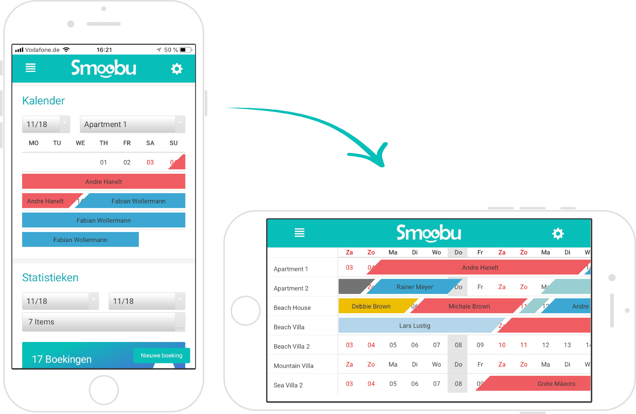 ᐅ Smoobu App für Android und iOS in Playstore und Appstore
