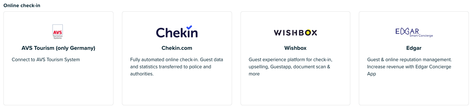 ᐅ Send guest data to authorities automatically with Chekin